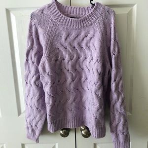 Who What Wear Comfy Lavender Sweater (L)